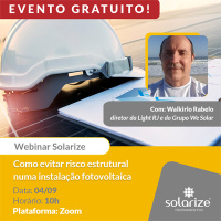 <strong>Leia mais sobre</strong><br />Webinar Como evitar risco estrutural numa instalação fotovoltaica Webinar Como evitar risco estrutural numa instalação fotovoltaica