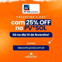 <strong>Leia mais sobre</strong><br />SÒ HOJE: 25% no PV*SOL - não perca o desconto do Valentine´s Day! SÒ HOJE: 25% no PV*SOL - não perca o desconto do Valentine´s Day!