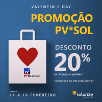 <strong>Leia mais sobre</strong><br />Ganhe 20% ou mais em compra e update do PV*SOL Ganhe 20% ou mais em compra e update do PV*SOL