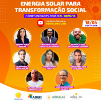 <strong>Leia mais sobre</strong><br />LIVE: Energia solar para transformação social - oportunidades com o PL 5829/19 LIVE: Energia solar para transformação social - oportunidades com o PL 5829/19