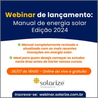 <strong>Leia mais sobre</strong><br />Lançamento: Manual de energia solar, edição 2024 Lançamento: Manual de energia solar, edição 2024