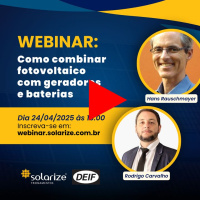 <strong>Leia mais sobre</strong><br />Gravação do webinar: como combinar fotovoltaico com geradores e baterias Gravação do webinar: como combinar fotovoltaico com geradores e baterias