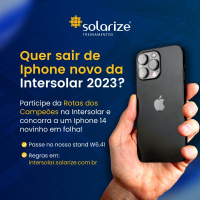<strong>Leia mais sobre</strong><br />Saia da Intersolar com um iPhone 14 novinho em folha! Saia da Intersolar com um iPhone 14 novinho em folha!