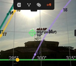 Imagem oeste - solstício de inverno Imagem oeste - solstício de inverno